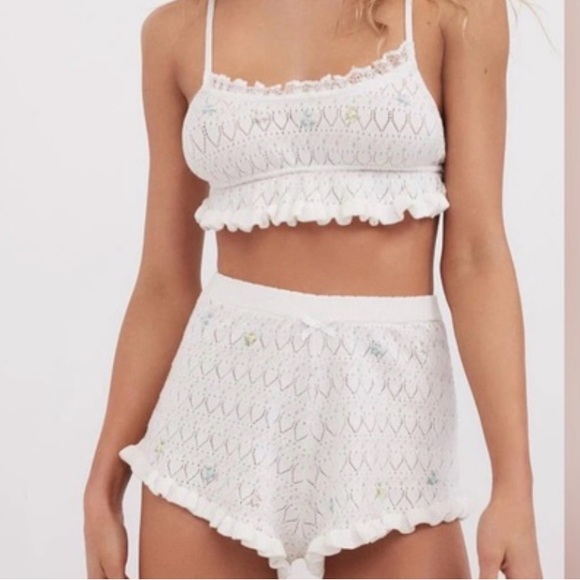 NWT; For love & lemons Cami short set - Picture 8 of 9